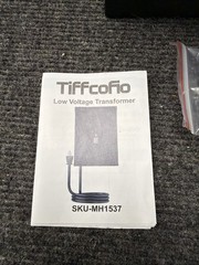 TIFFCOFIO LOW VOLTAGE LANDSCAPE TRANSFORMER 200W OUTDOOR SENSOR MH-1537