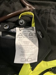 OccuNomix LUX-TJBJ-Y2X Size 2X ANSI Class 3 Hi-Vis 4-in-1 Bomber Jacket NWT