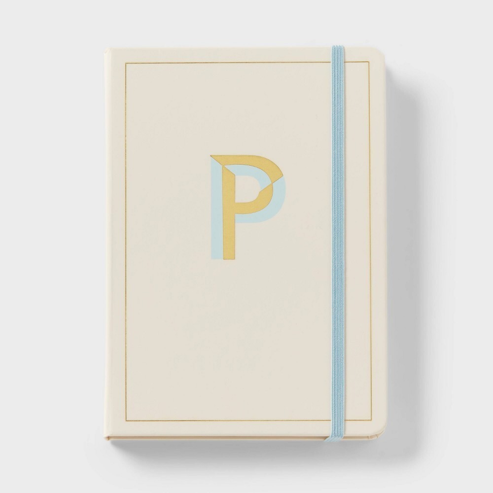 Opalhouse Monogram P Journal 5″x 7″ College Ruled Cream 96 Sheets NEW