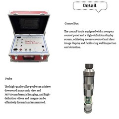 360°Borehole Inspection Camera 984ft Deep Well Detector Underground Imager 220V