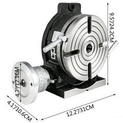 VEVOR 8″ Precision Horizontal and Vertical Rotary Table HT200 Casting