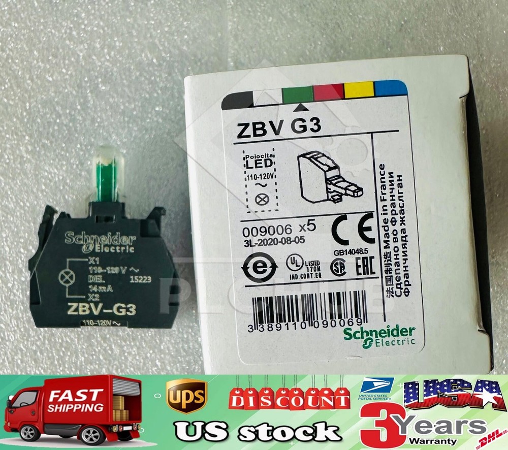 ORIGINAL Schneider Electric ZBV-G3 ZBVG3 LED MODULE Free Shipping from USA