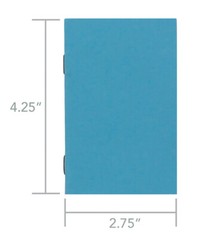 Hygloss Products Tiny Blank Books 10 Asstd Colors- 2.75 x 4.25″- 10/20/100 Books