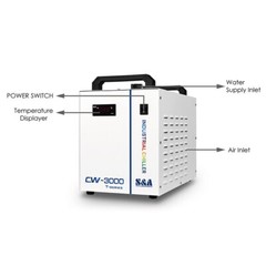 S&A Genuine CW-3000TK 220V Water Chiller 1.5 KW CNC Spindles Welding Equipmen