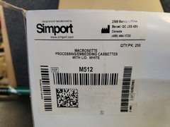 NEW Simport Scientific Macrosette Processing/Embedding Cassettes 250 Pack M512