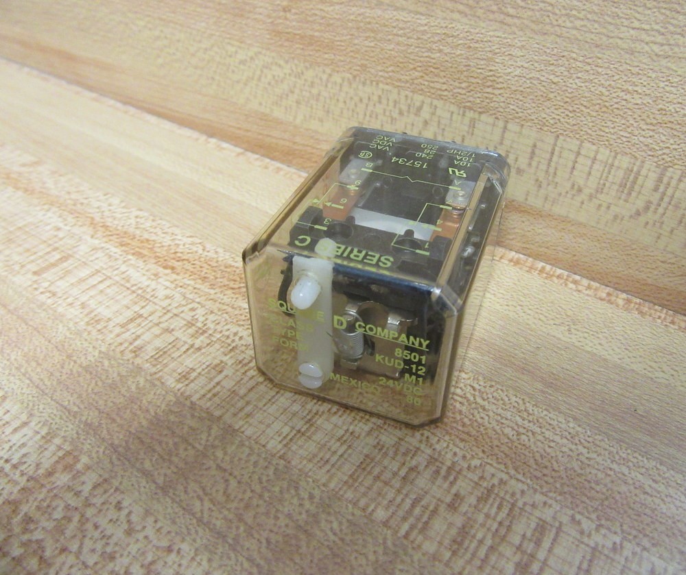 Square D 8501-KUD-12-M1-24VDC Relay 8501KUD12M124VDC Series C