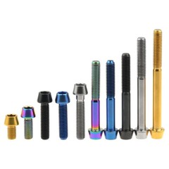 M6 Titanium Bolt Taper 10/16/18/20/25/30/35/40/45/50~65mm Allen Socket Cap Screw
