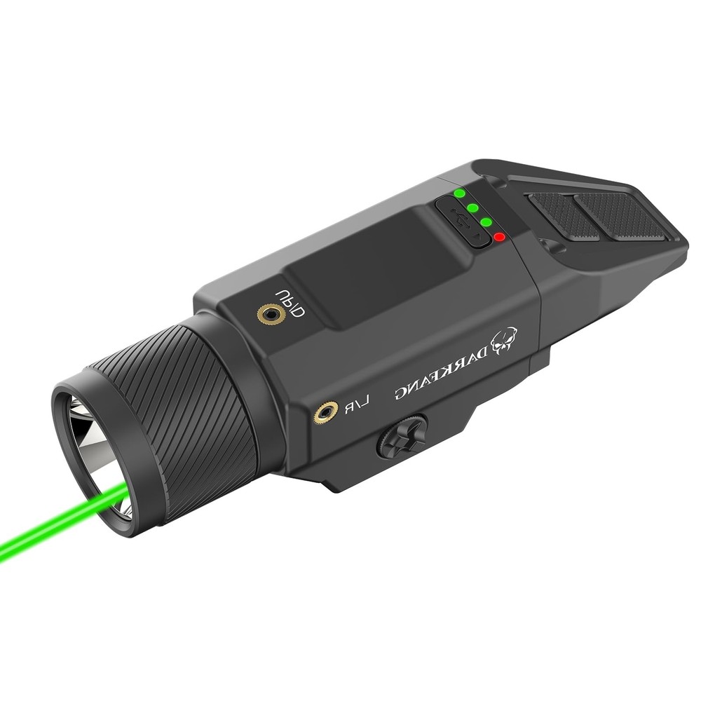 DARKFANG Compact Green Laser Light Combo 1500 Lumen