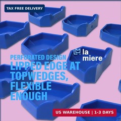 LA MIERE 6 Pcs Dental Model Base Forming Kit, Dental Model Base Former, Dental C