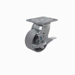 4″X2″Heavy Duty Caster Steel Cast Iron Wheel Casters,Capacity 800-3000 LB