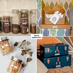 10-Pk/Pack Label Tape for Brother P-Touch eqv M231 M-K231 MK231 12mm Black/White
