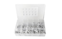 Aluminum Spacer Standoff Bushing Assortment Kit 1/2″ OD x3/8″ ID (150 pcs)