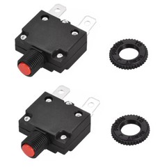 2x 3/9/15/16/30A Push Button Circuit Breaker Overload Protector Manual Reset USA