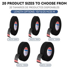8 Rolls Cloth Tape Wire Electrical Wiring Harness Car Auto SUV truck 19mm*15m US
