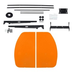 Orange 52″ X 52″ For Rops Canopy Tractor and Mowers Umbrella 2″ x 2″ or 2″ x 3″