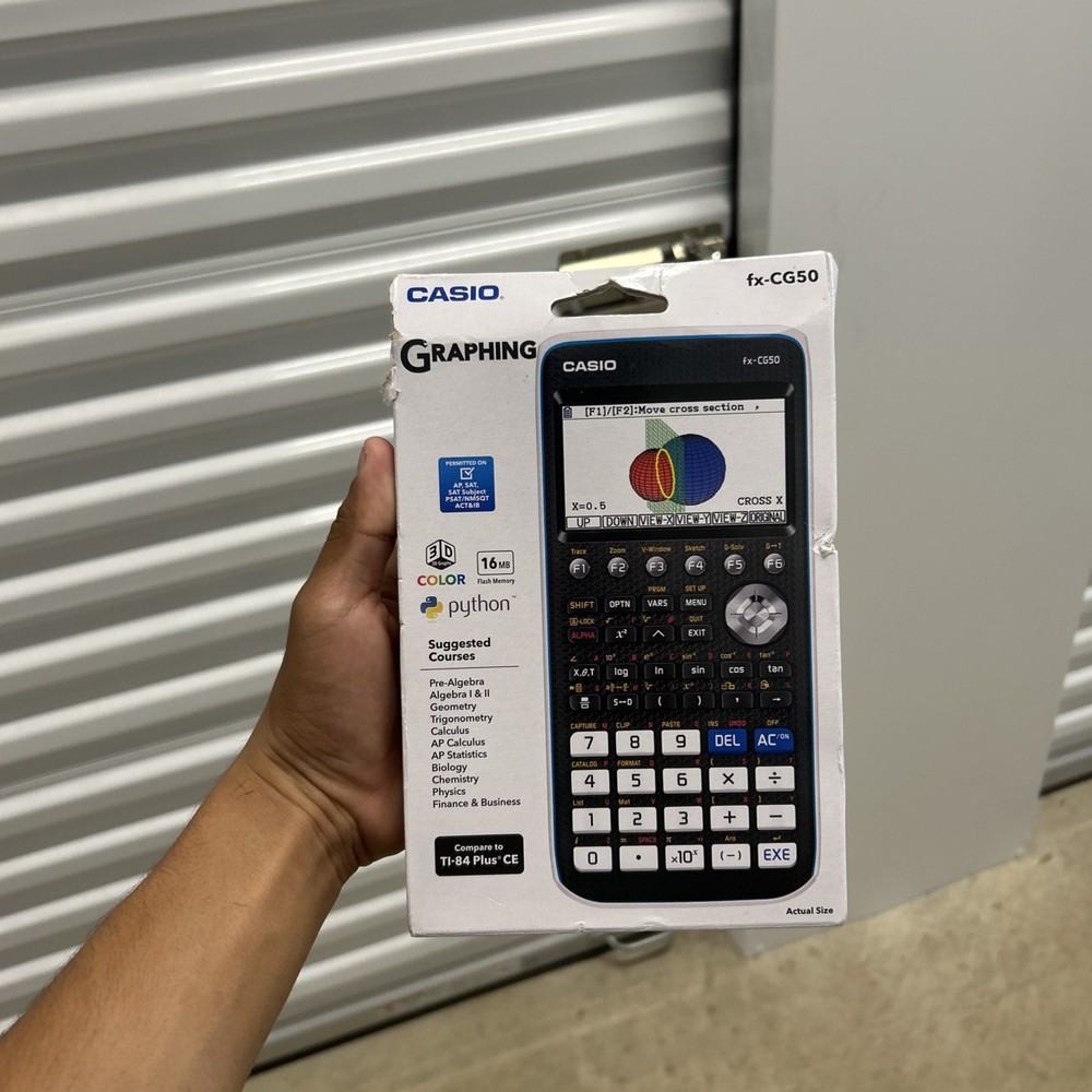 Casio FX-CG50 Graphing Calculator – Black