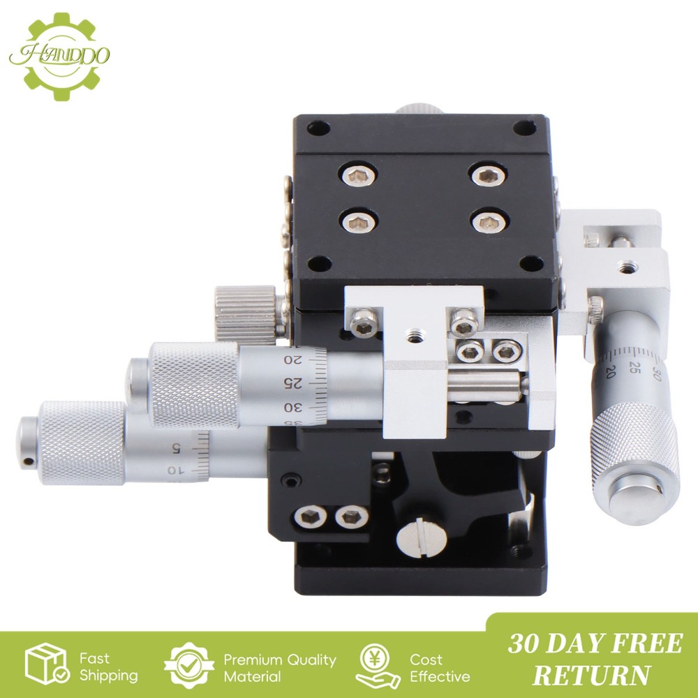XYZ Axis Manual Precision Linear Stage 40x40mm Trimming Bearing Tuning Platform