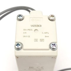 SMC VX230BCB Direct Operated Solenoid Valve 110VAC, 1/4″NPT, 8mm Orifice, 0.3MPa
