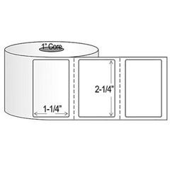 1.25″x2.25″ 1000 Label Direct Thermal Shipping Stickers Barcode UPC Zebra Eltron