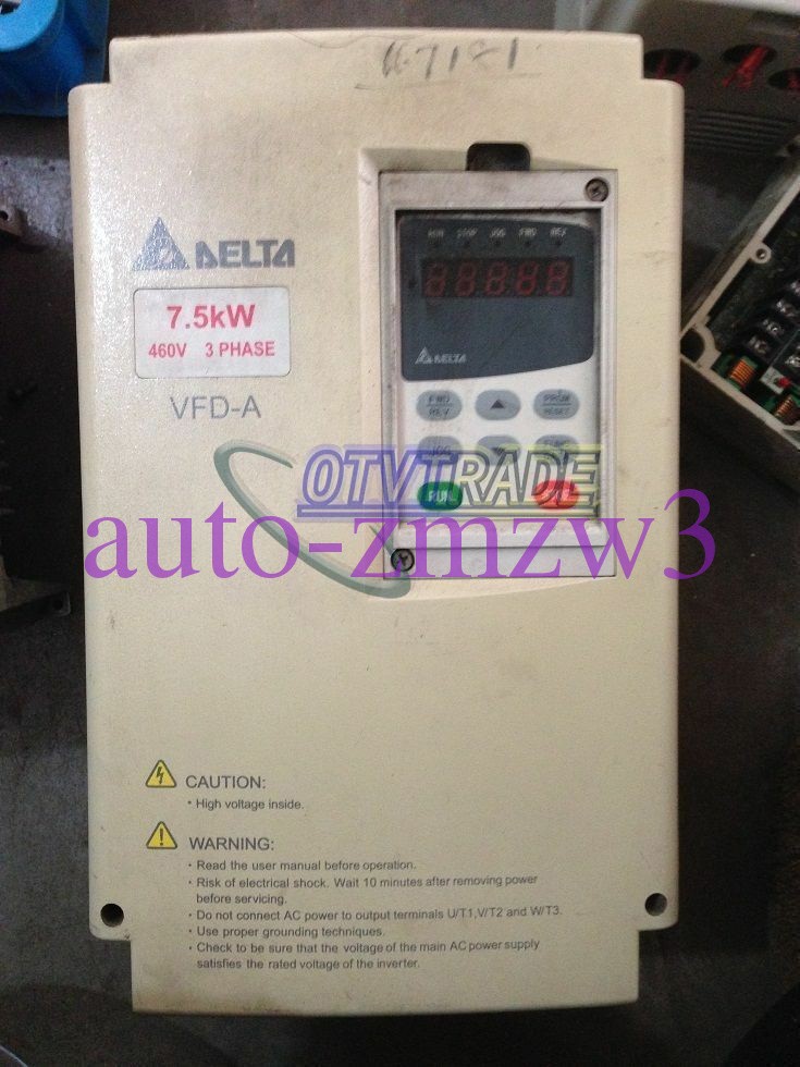 ONE Delta frequency converter VFD075A43B 7.5KW 380V USED