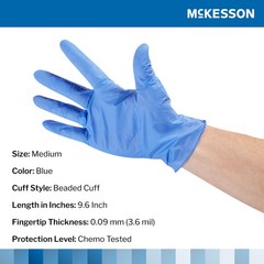 McKesson Confiderm Nitrile Exam Glove – 1000 per Box
