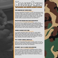 KYDEX Sheet Infused Print 12×12 Inch Woodland Camo Holster Making Hobby USA