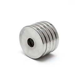 10 50 Strong Countersunk Ring Magnets 3/4″ x1/8 ” Hole 5mm Rare Earth Neodymium