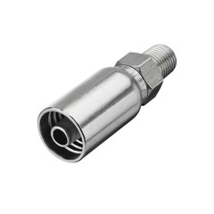 12x 3/8″ I.D. Hose x 1/4″ NPTF Male Hydraulic Hose End Swivel Crimp Fittings New