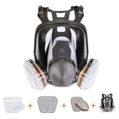 Full Face Gas Mask Painting Spraying Respirator w/Filters for 6800 Facepiece US