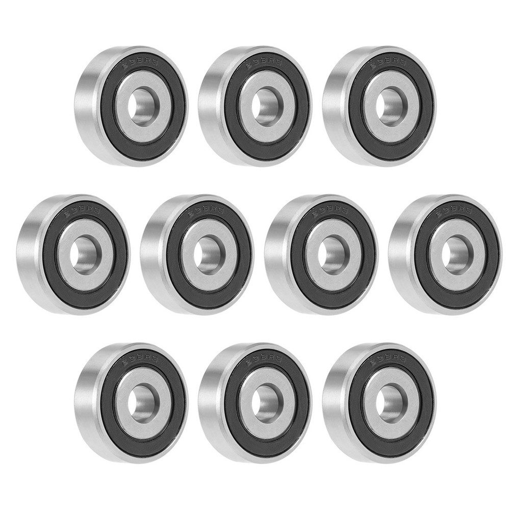 10pcs 638-2RS Deep Groove Ball Bearing 8x28x9mm Double Sealed GCr15 Bearings