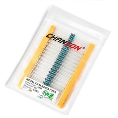 100pcs 1/4W 0.25W 3.3M Ohm 3m3 Metal Film Fixed Resistor 0.01 1 Tolerance