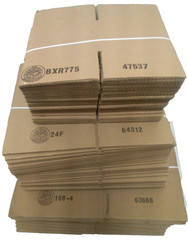 12x10x4 Cardboard Paper Boxes Corrugated Shipping Boxes 32 ECT 25/bndle “108-4”
