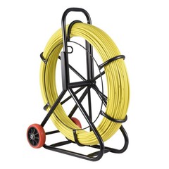 Fish Tape Puller Fiberglass 492 ft 8MM Wire Cable Running Duct Rodder