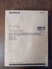 Caterpillar 613C Series 2 Wheel Tractos-Scraper Parts Manual