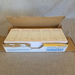 Monogram G3632-MGRM Guest Check Books – 50 Books/2500 Pages Total Restaurant