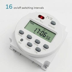 JVR 12V Timer Switch – Programmable DC/AC/Solar Relay | Reliable 12 volt prog…