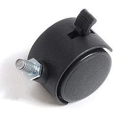 4 Pcs 2 Inch Swivel Stem Caster Wheels Replacement Casters with Locking Brake