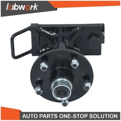 Labwork 5 × 5.5 Lug Superior Shipping Container Wheels and Bolt-On Spindle Kit