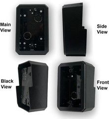 Weatherproof 1-Gang Electrical Box for 1/2 Inch Lap Siding – Paintable White