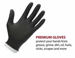 FREE SHIPPING!!! VENOM STEEL Nitrile Gloves Rip Resistant Size Fits Most 100 CT!