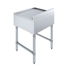 AmGood 24 in. x 22 in. Stainless Steel Underbar Drainboard
