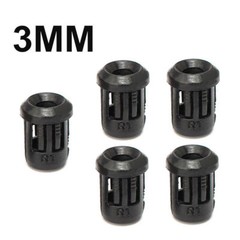 3mm 5mm 8mm 10mm LED Black Plastic Lamp LED Diode Holder Black Clip Bezel Mount
