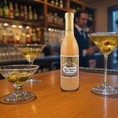 Boscoli Dirty Martini Olive Juice 12.7 Oz (Paquete De 3)
