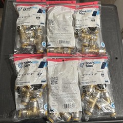 24 Sharkbite Max Push T Connect 1/2” x 1/2” x 1/2” Tee New 5233325 (338)