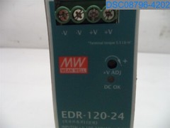 Mean Well: EDR-120-24, Power Supply, 24V, 5 Amps, Power 120 Watts