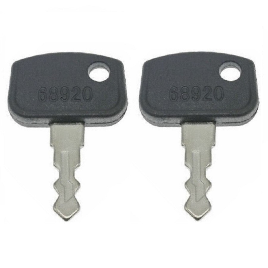 (2) Kubota RTV 500 900 1140 Tractor Ignition Keys 68920 FAST FREE SHIPPING