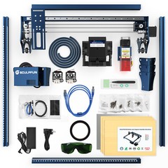 SCULPFUN S30 PRO MAX 20W Laser Engraver w/ Air Assist Kit Replaceable Lens H2R7