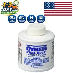 4oz Brush-In-Cap Steel Blue Layout Fluid – Ideal for Metalwork & Inspections