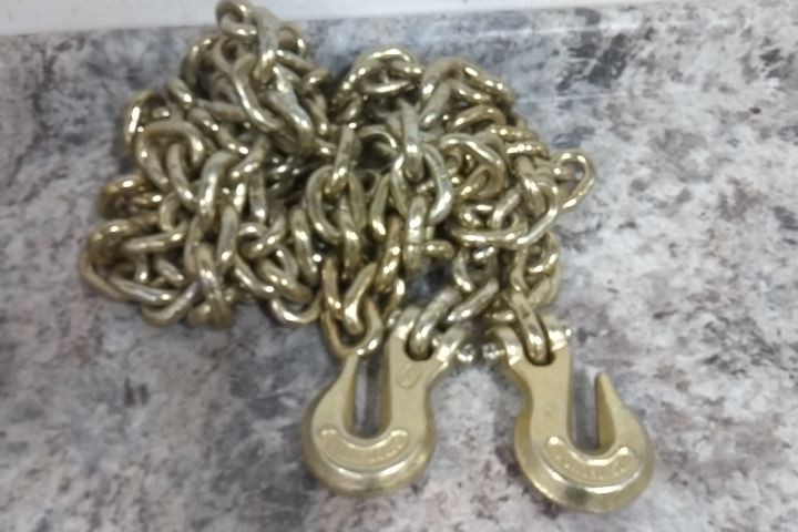 Peerless H3240-6220 1/2 In Trade Size 70 Grade 20 Ft L Straight Chain w/Hooks