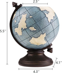 Globe Pen Pencil Holder for Desk Pen Organizer for Desk Desktop Organizer Pencil